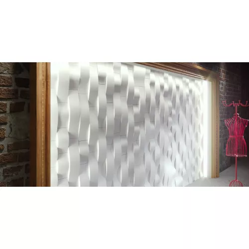 Панель гипсовая 3D ARTPOLE  STREAM small/big, Внешний вид: SMALL, изображение 3