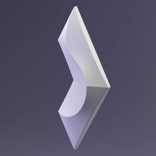 Панель гипсовая 3D ARTPOLE CORAL /platinum/ глянец/мат, Внешний вид: Классика, изображение 2