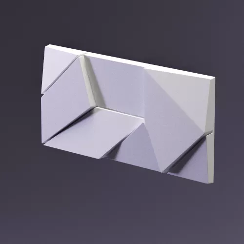 Строительные материалы: Панель гипсовая 3D ARTPOLE ORIGAMI 1 в магазине Акватория