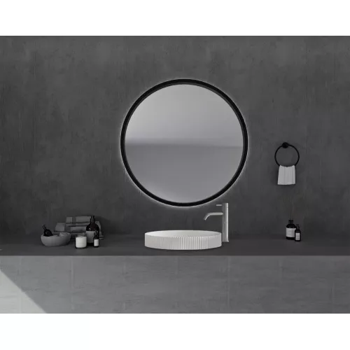 Раковина накладная ABBER Stein AS2604 белая матовая, изображение 3