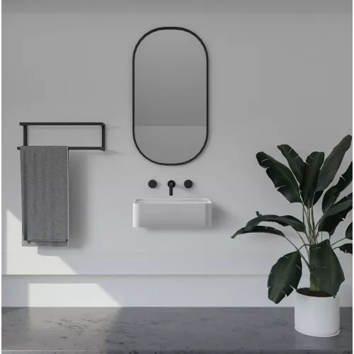 Раковина подвесная ABBER Stein AS2626 белая матовая, изображение 3