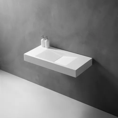 Раковина подвесная ABBER Stein AS2641 белая матовая, изображение 3