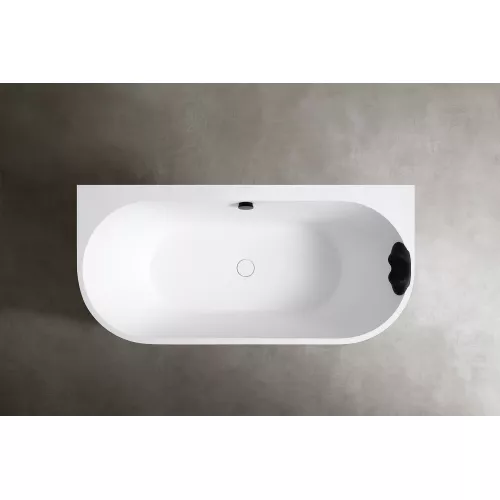 Ванна из искусственного камня ABBER Leipzig 170х80 белая матовая, Выбрать цвет: Белая, изображение 4