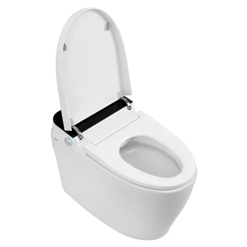 Электронный унитаз-биде ABBER Bequem AC1116S приставной белый, изображение 9