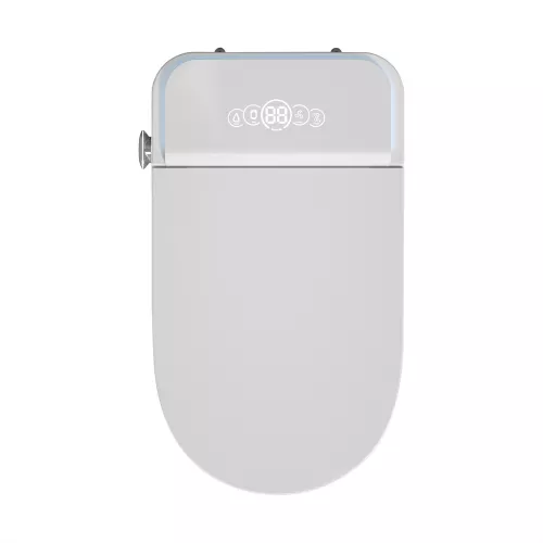 Электронный унитаз-биде ABBER Bequem AC1117S приставной белый, изображение 9