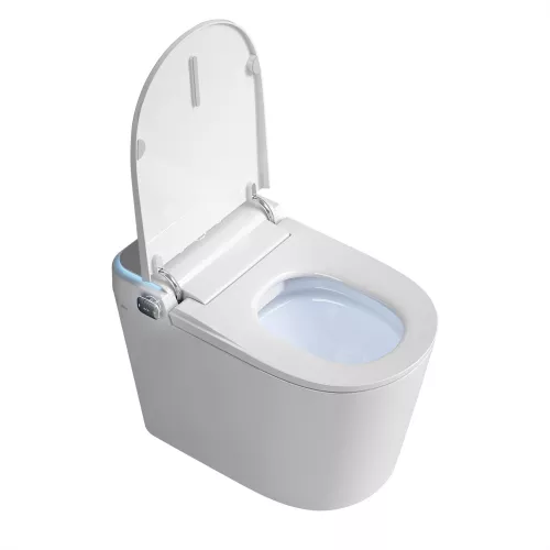 Электронный унитаз-биде ABBER Bequem AC1117S приставной белый, изображение 11
