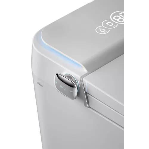 Электронный унитаз-биде ABBER Bequem AC1117S приставной белый, изображение 6