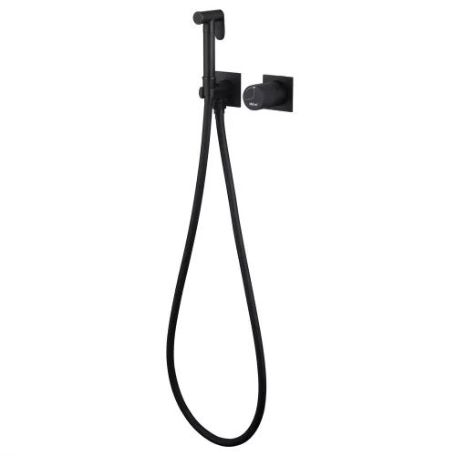 Смеситель ABBER Rund AF8725B с гигиеническим душем, черный матовый, Выбрать цвет: Чёрный, изображение 3