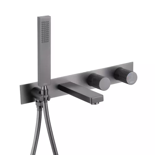 Смеситель ABBER Rund AF8730NG для ванны скрытого монтажа, никель, Выбрать цвет: Никель