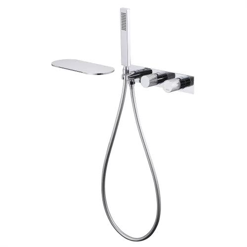 Смеситель ABBER Rund AF8731 для ванны скрытого монтажа, хром, Выбрать цвет: Хром, изображение 2