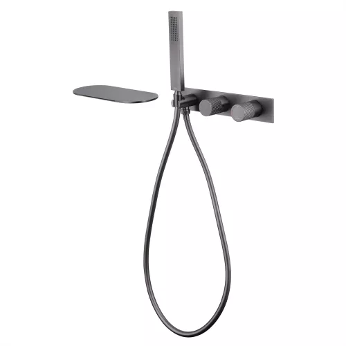 Смеситель ABBER Rund AF8731NG для ванны скрытого монтажа, никель, Выбрать цвет: Никель, изображение 2