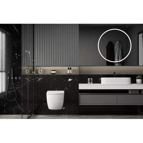 Унитаз ABBER Bequem AC1100MW подвесной белый матовый, безободковый, Выбрать цвет: Белый матовый, изображение 2