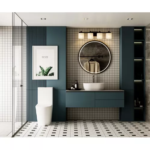 Унитаз ABBER Bequem AC1112TMW компакт белый матовый, безободковый, Выбрать цвет: Белый матовый, изображение 2