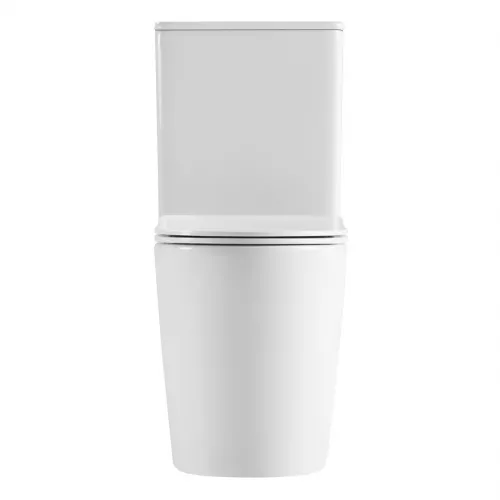 Унитаз ABBER Bequem AC1112TMW компакт белый матовый, безободковый, Выбрать цвет: Белый матовый, изображение 7