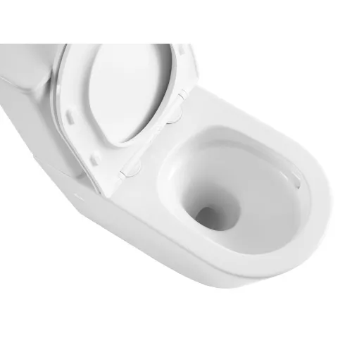 Унитаз ABBER Bequem AC1112TMW компакт белый матовый, безободковый, Выбрать цвет: Белый матовый, изображение 10