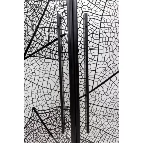 Душевое ограждение HB90 DTO четверть круга, Цвет стекла: с рисунком, Цвет профиля: Черный, Выбрать размер: 90х90, изображение 5