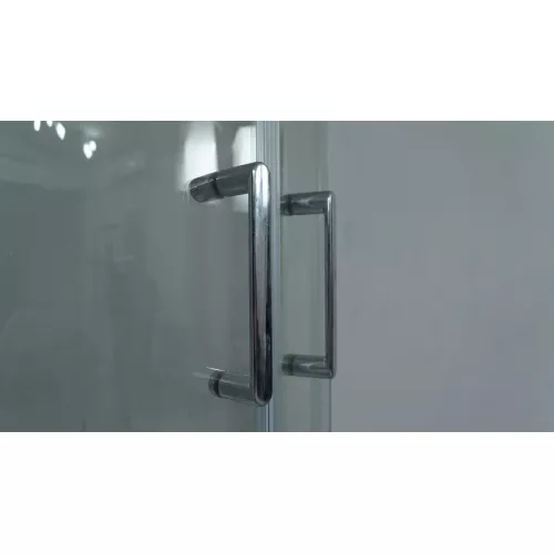 Душевое ограждение TIMO ALTTI четверть круга прозрачное стекло без поддона, Цвет стекла: прозрачное, Выбрать размер: 100х100, изображение 4