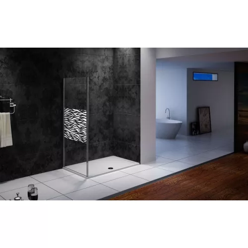 Боковая часть  Good Door ANTARES SP волна, Цвет стекла: волна, Выбрать размер: 80, изображение 2