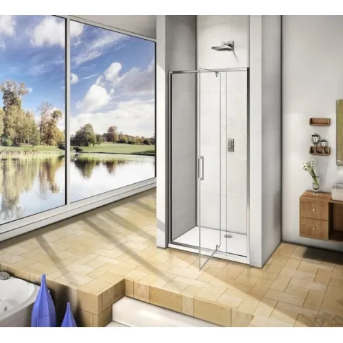 Душевая дверь распашная Good Door Orion WTW-PD, Выбрать размер: 120, Цвет стекла: прозрачное, изображение 2