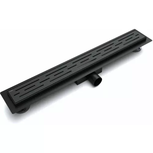 Желоб линейный ESBANO M-RAIN-60/70/80MB матовый черный, Выбрать цвет: матовый чёрный, Выбрать размер: 600