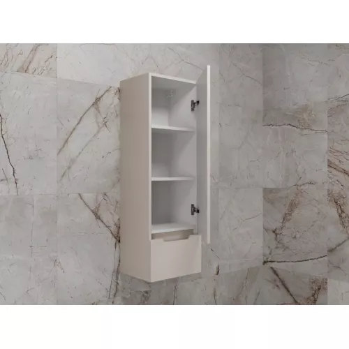 Колонна Style Line подвесная "Матис" 36 см, 1 ящик, КРЕМ, PLUS, ЭМАЛЬ, Выбрать цвет: Крем, изображение 4