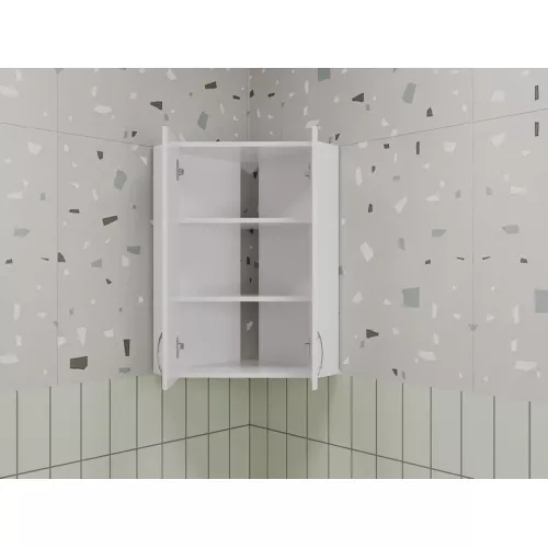 Подвесной шкаф Style Line 450/800 угловой (стекло), изображение 2