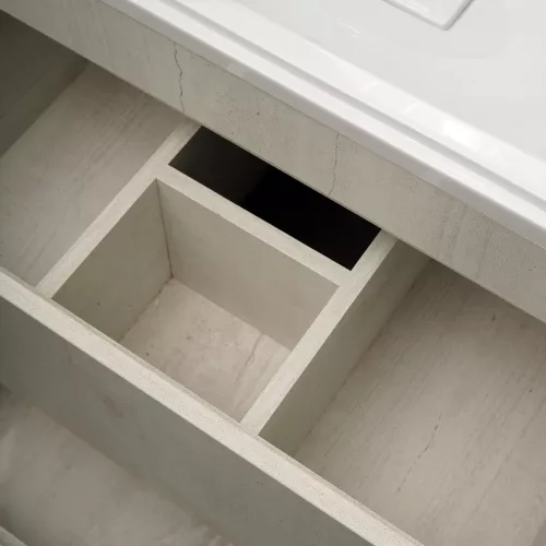 Тумба подвесная  ACWEN ДОРО 70  бетон пайн с раковиной, изображение 8