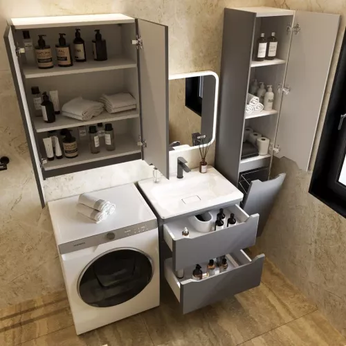 ПШ "Марелла мини 600" Люкс антискрейтч серый, PLUS, Выбрать цвет: Серый, Выбрать размер: 60, изображение 5