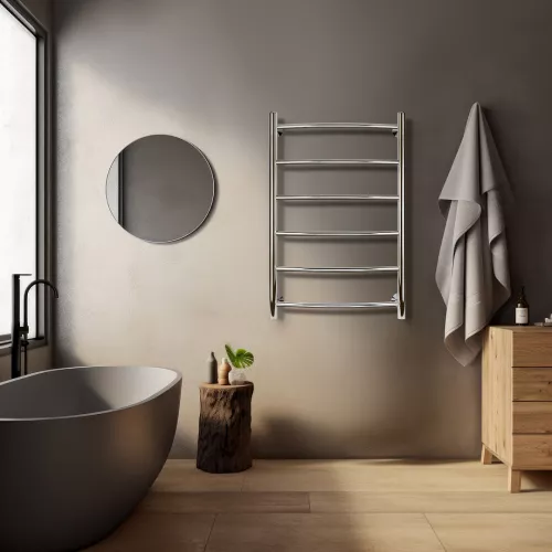 Полотенцесушитель Secado Милан 1 водяной, хром, Выбрать размер: 40х60, изображение 4