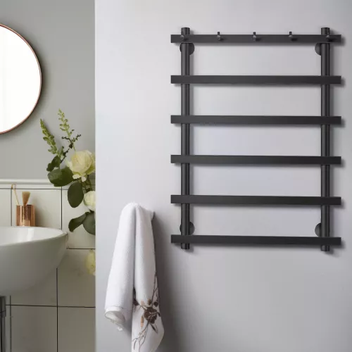 Полотенцесушитель Secado Понтида 1 К с крючками , водяной, хром, Выбрать размер: 50х60, изображение 4