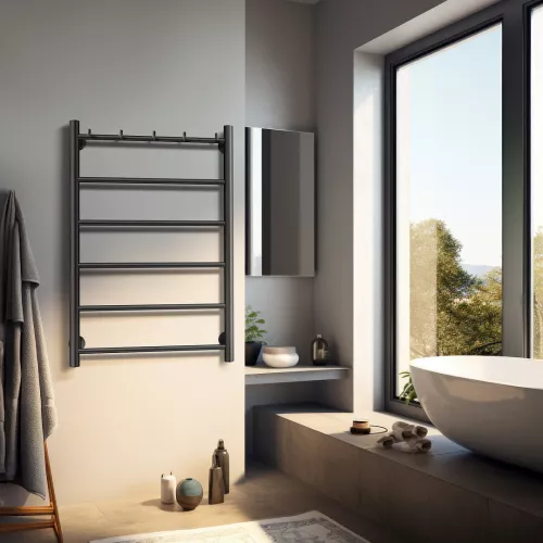 Полотенцесушитель Secado Триада 1 К ,с крючками, водяной, хром, Выбрать размер: 40х60, изображение 3