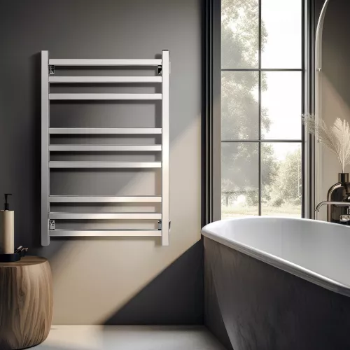 Полотенцесушитель Secado Корсико 3 водяной, хром, Выбрать цвет: Хром, Выбрать размер: 40х60, изображение 2