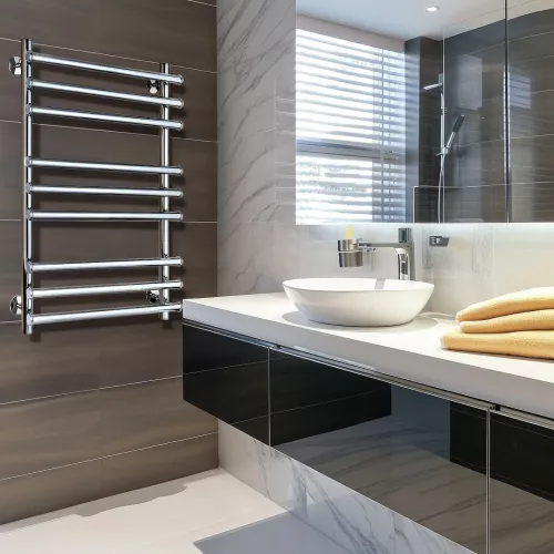 Полотенцесушитель Secado Турин + , водяной, хром, Выбрать размер: 50х60, изображение 4