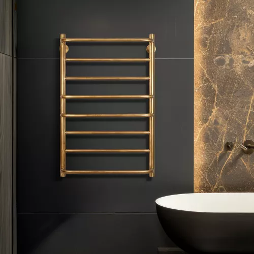 Полотенцесушитель латунный Secado Верона 1  водяной, бронза, Выбрать размер: 40х60, изображение 2