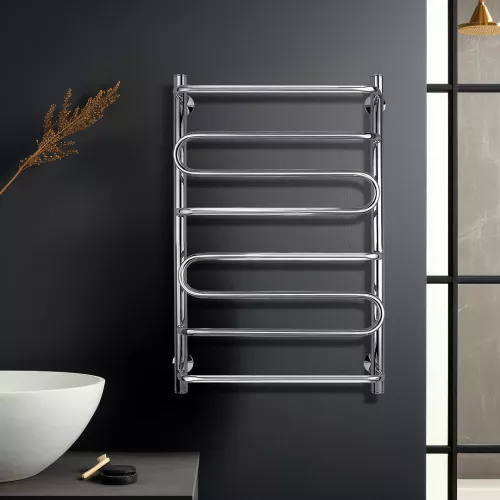 Полотенцесушитель Secado Валенсия 2  электрический L/R  хром, Выбрать размер: 40х60, Ориентация: левая, изображение 2