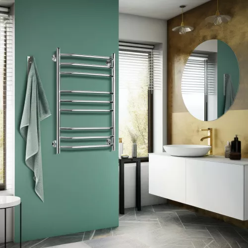 Полотенцесушитель Secado Агата 3  электрический L/R хром, Выбрать размер: 40х60, Ориентация: левая, изображение 2