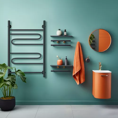 Полотенцесушитель Secado Валенсия 3 электрический L/R  хром, Выбрать размер: 40х60, Ориентация: левая, изображение 3