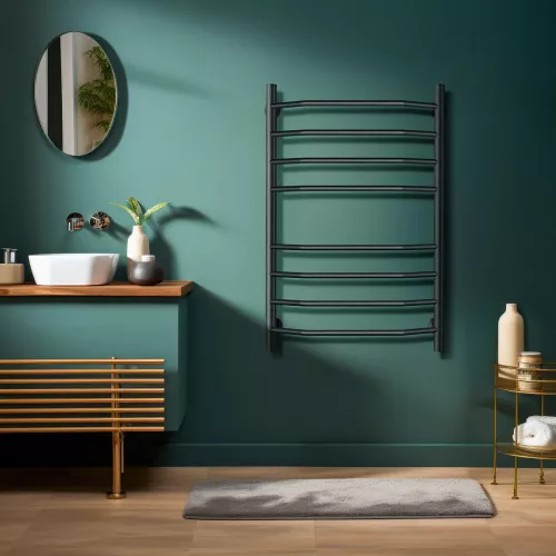 Полотенцесушитель Secado Агата 4  электрический L/R  хром, Выбрать размер: 40х60, Ориентация: левая, изображение 3