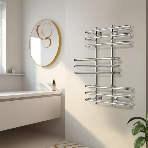 Полотенцесушитель Secado Венеция 6 электрический L/R  хром, Выбрать размер: 70х60, Ориентация: левая, изображение 2