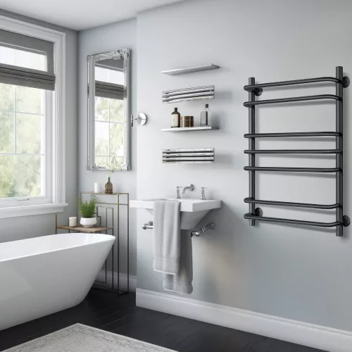 Полотенцесушитель Secado Мерида 2 электрический L/R хром, Выбрать размер: 40х60, Ориентация: левая, изображение 3