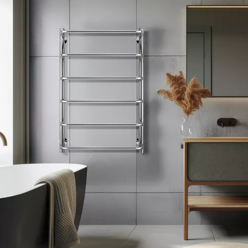 Полотенцесушитель Secado Мерида 1  электрический L/R хром, Выбрать размер: 40х60, Ориентация: левая, изображение 3