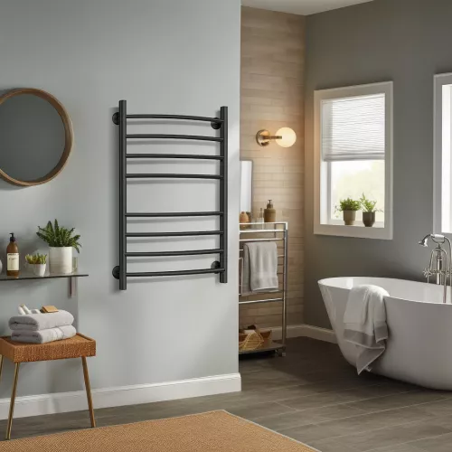 Полотенцесушитель Secado Милан 4  электрический L/R  хром, Выбрать размер: 40х60, Ориентация: левая, изображение 2