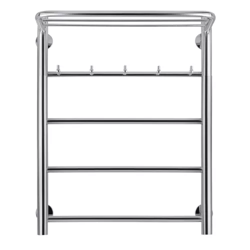 Полотенцесушитель Secado Триада 1 КСП , с крючками и полочкой , электрический L/R хром, Выбрать размер: 40х60, Ориентация: левая