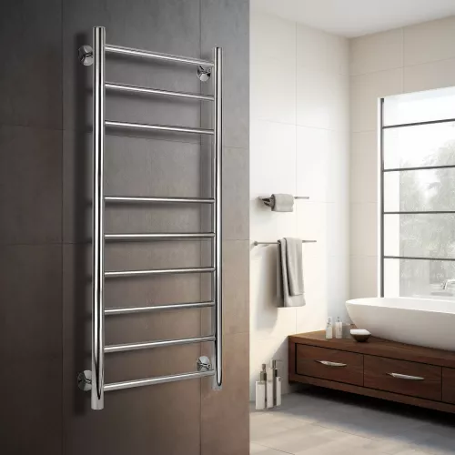 Полотенцесушитель Secado Триада 5  электрический L/R  хром, Выбрать размер: 40х60, Ориентация: левая, изображение 2