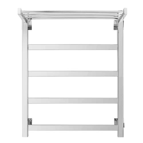 Полотенцесушитель Secado Корсико 1 СП , с полочкой , электрический L/R хром, Выбрать размер: 40х60, Ориентация: левая