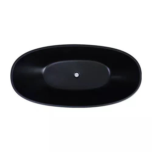 Ванна акриловая Frank F6123 Black/Black  170х81, Выбрать цвет: Чёрный, изображение 7