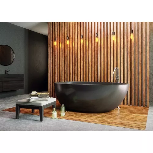 Ванна акриловая Frank F6123 Black/Black  170х81, Выбрать цвет: Чёрный, изображение 6