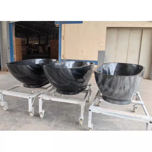 Ванна акриловая Frank F181 Обсидиан 180х85, изображение 4