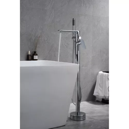 Напольный смеситель Frank F2066Chrom, Выбрать цвет: Хром, изображение 3