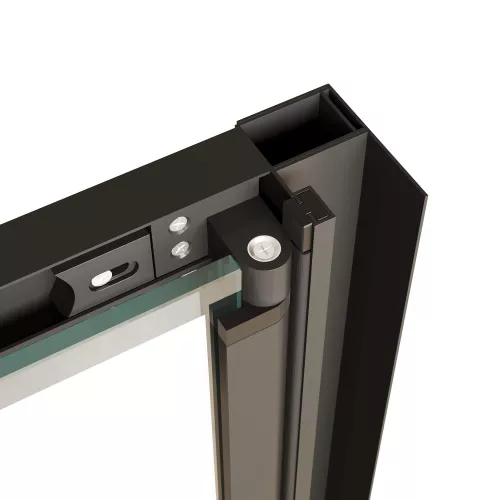 Душевая дверь RGW PA-21B, Цвет профиля: Черный, Выбрать размер: 90, изображение 4